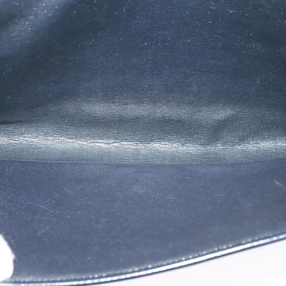 DIOR Trotter Canvas Shoulder Bag Navy Gold - Picture 12 of 16